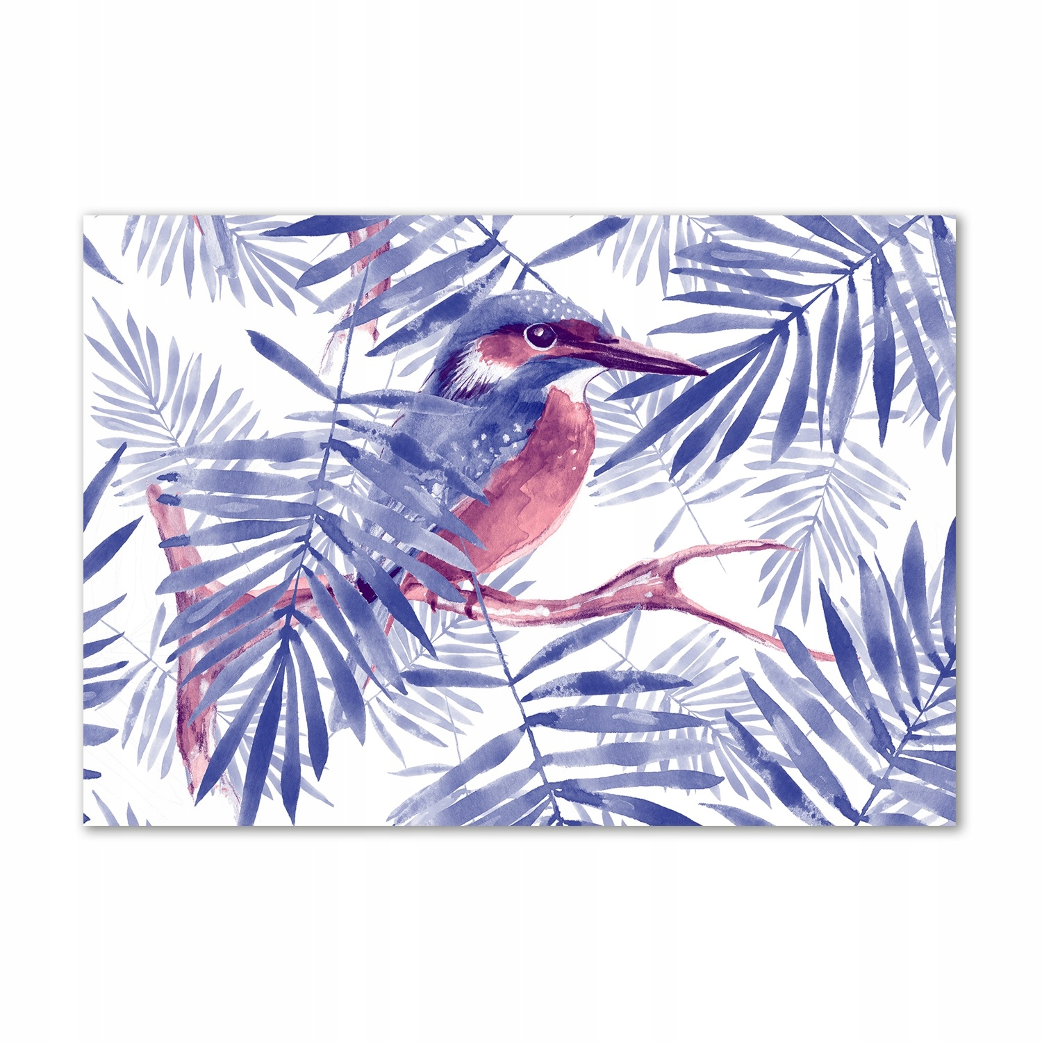 

Obraz zdjęcie szkło akryl Rośliny i ptak 100x70 cm