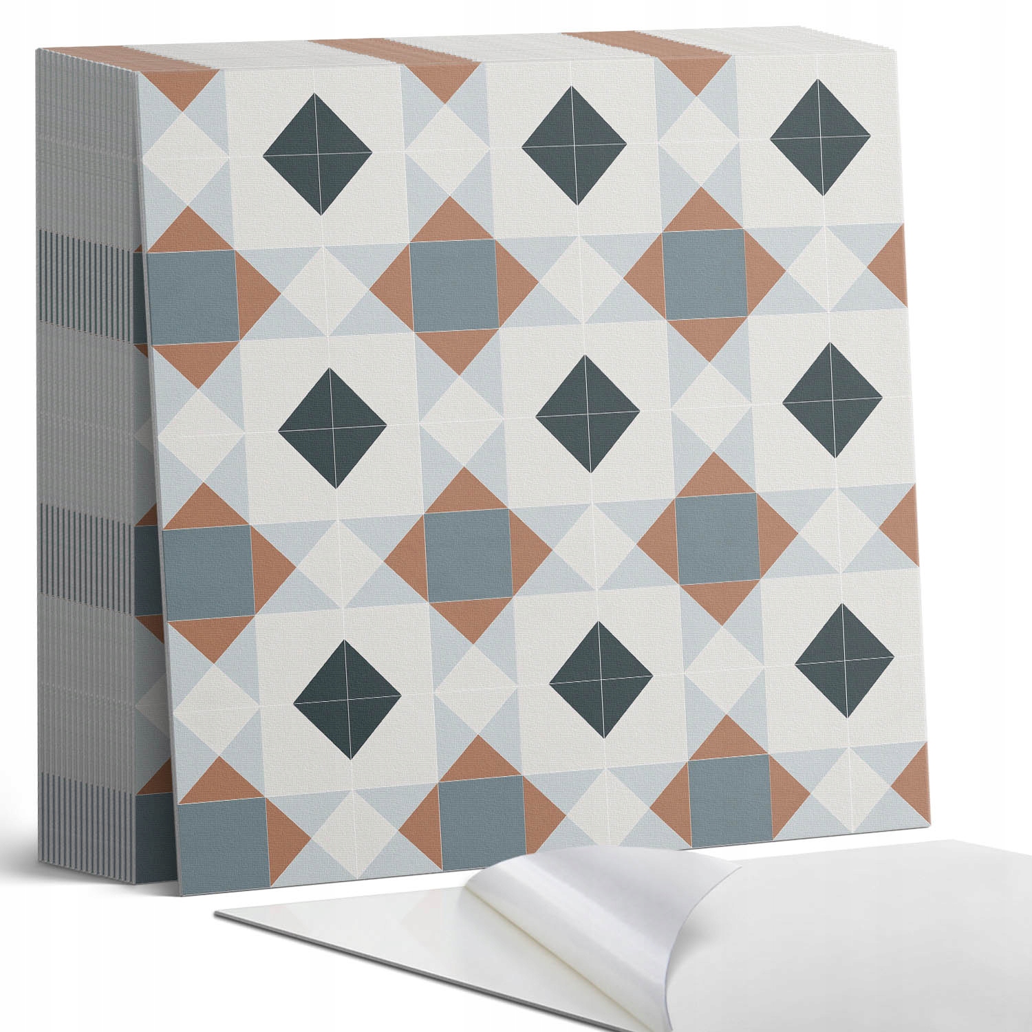Sada Pvc vinylových dlaždic Geometrie v kachlovém stylu 20 x 20 x 20 cm