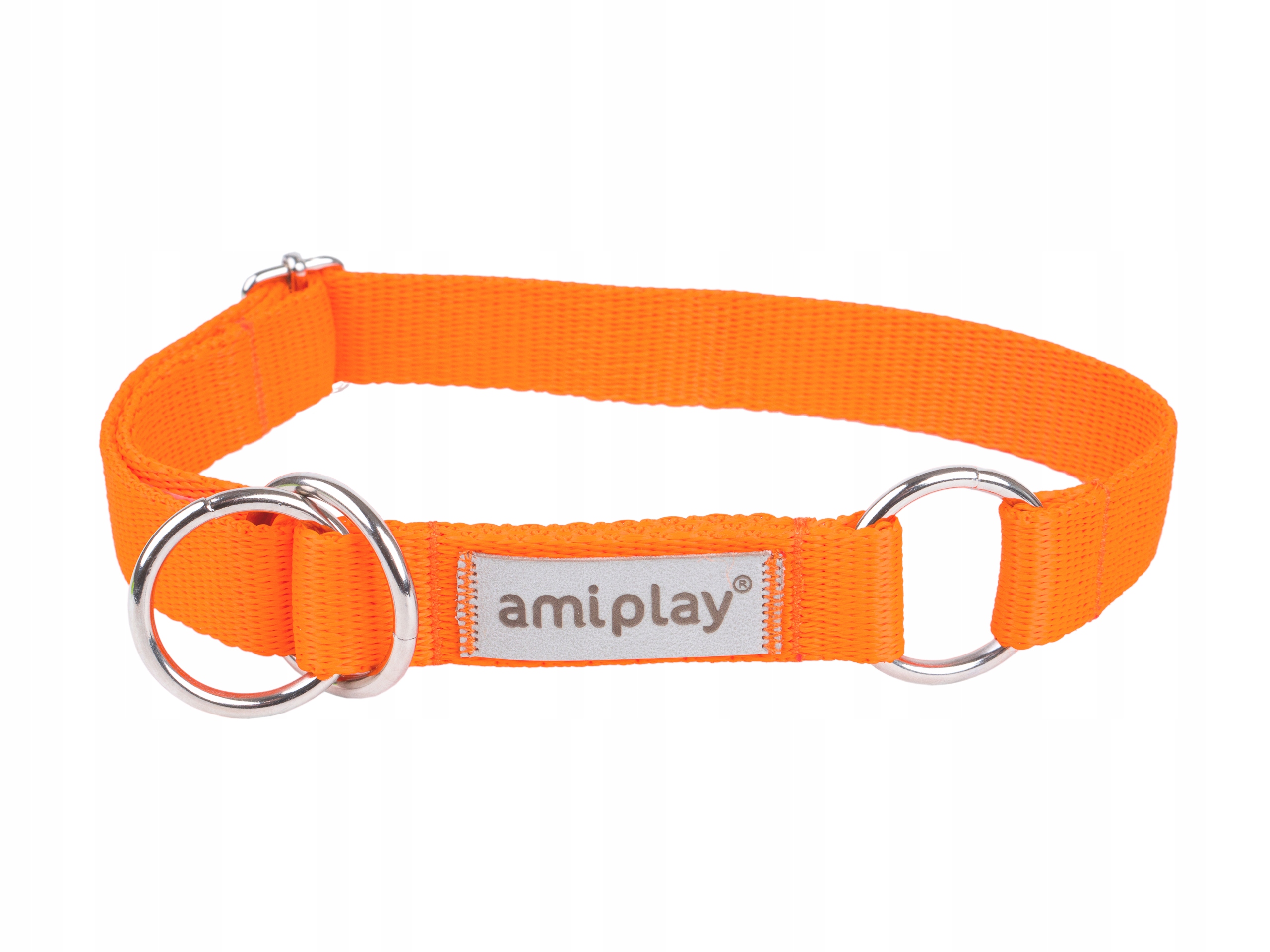 

amiplay Obroża półzaciskowa Samba XL Pomarańczowa