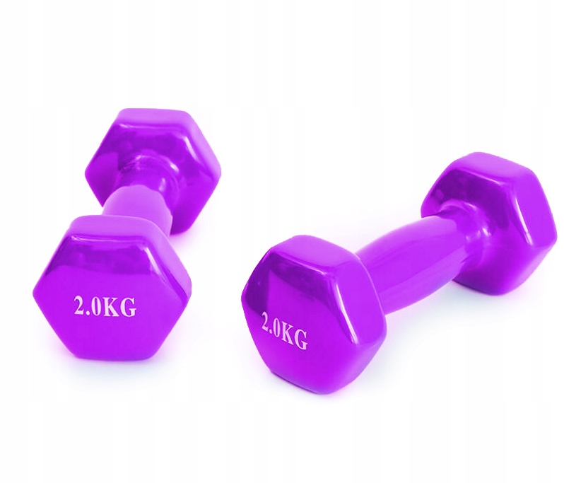 

2x Hantle Treningowe Ciężarki Fitness 2kg Zestaw