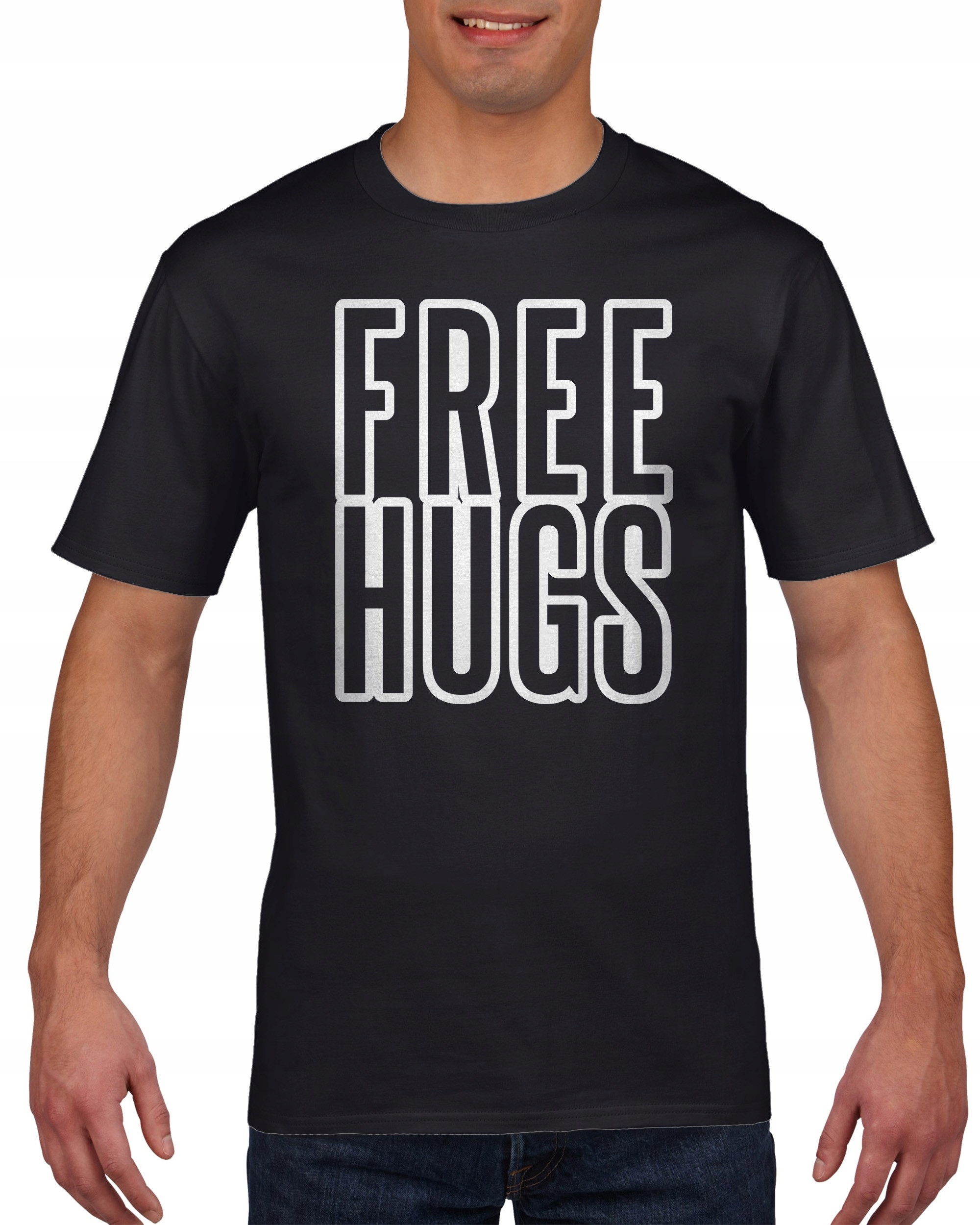 

Koszulka męska Free Hugs c M