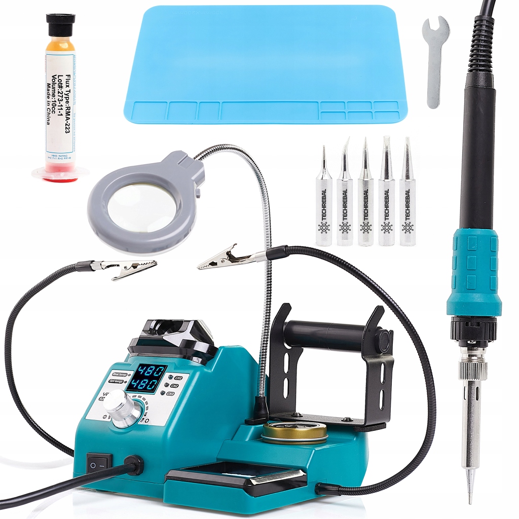 Přesná Hrotová Pájecí Stanice Yihua 926 Led-iv 130W Sada Hrotů Podložka