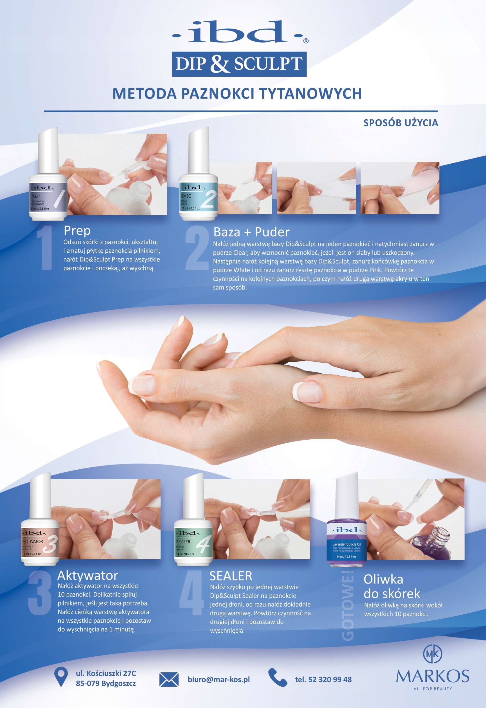 IBD Manicure Tytanowy - Puder Juliet 56g Marka IBD