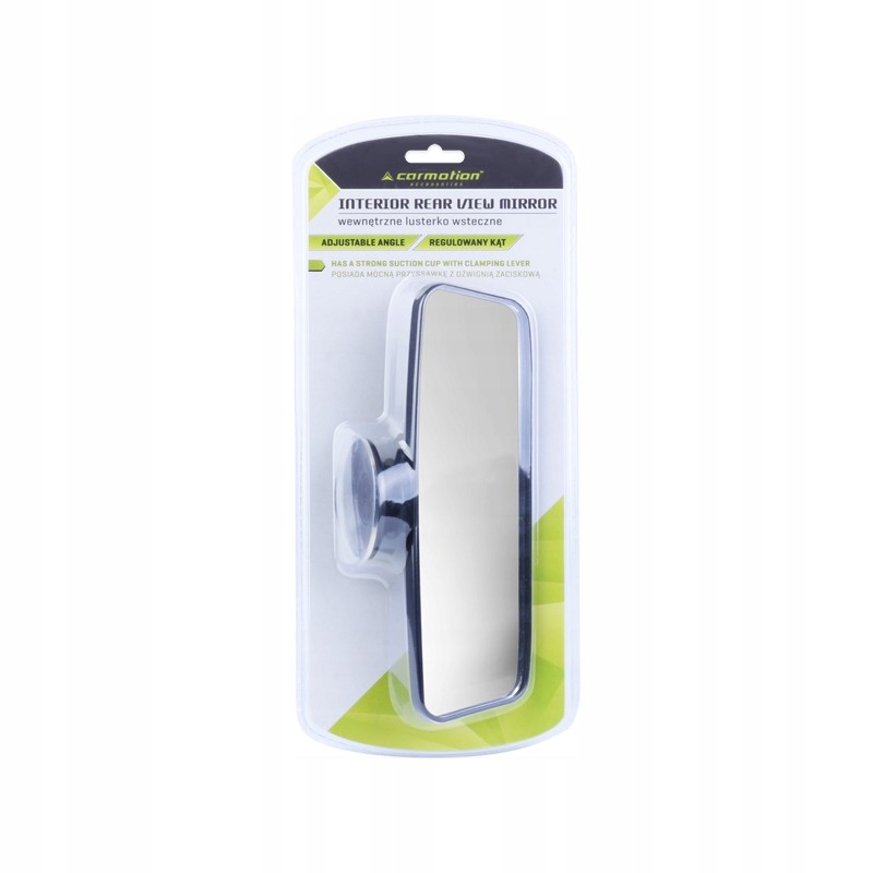 Lusterko do obserwacji dziecka wewnętrzne mocowane przyssawką 6cm x 18cm Szerokość produktu 18 cm