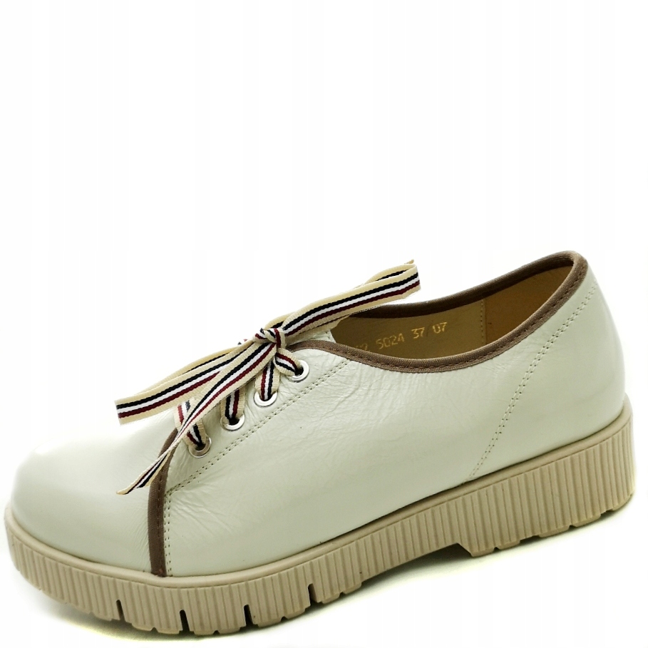 Creepersy lakovací polobotky vintage Kožené 5024