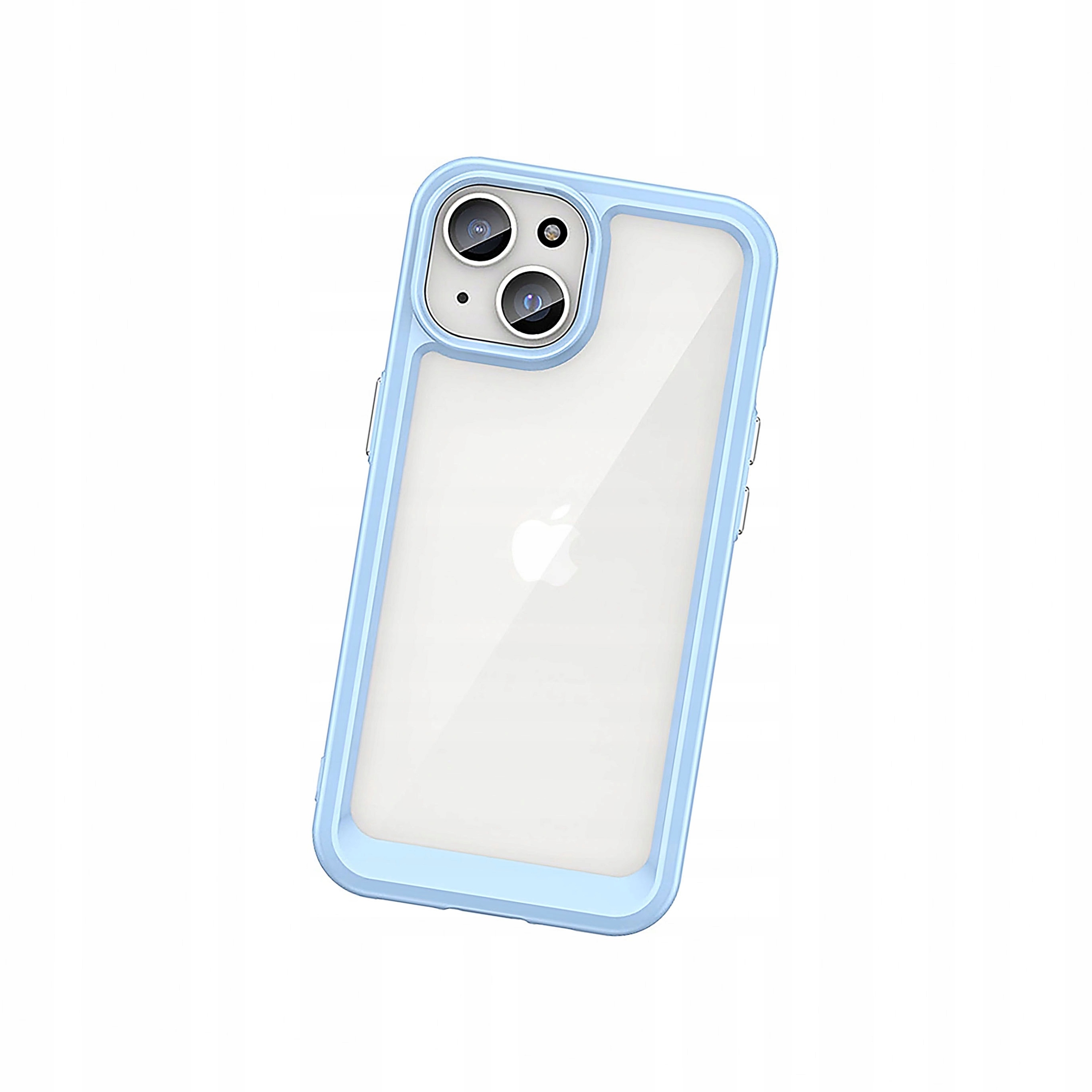 Wzmocnione etui z elastyczną ramką do iPhone 15 Plus Outer Space