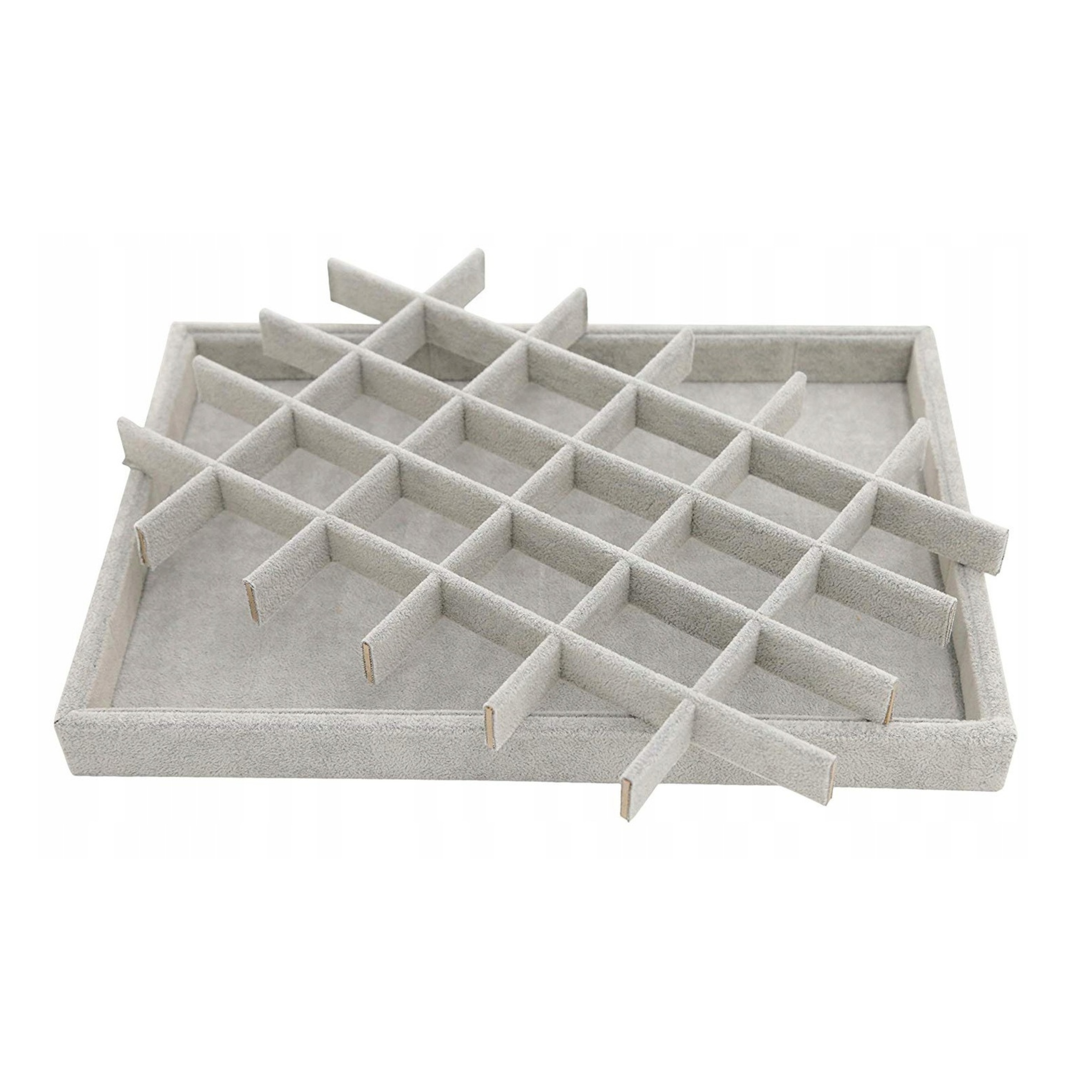 TACA EKSPOZYTOR NA PIERŚCIONKI KOLCZYKI BIŻUTERIĘ ETUI POJEMNIK PUDEŁKO Y9 Model EKSPOZYTOR NA BIŻUTERIĘ