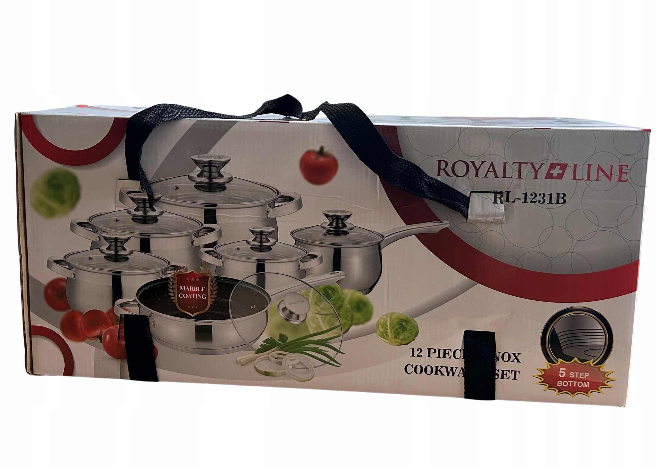 Zestaw garnków Royalty Line 12 elementów Kod producenta RL1231-B