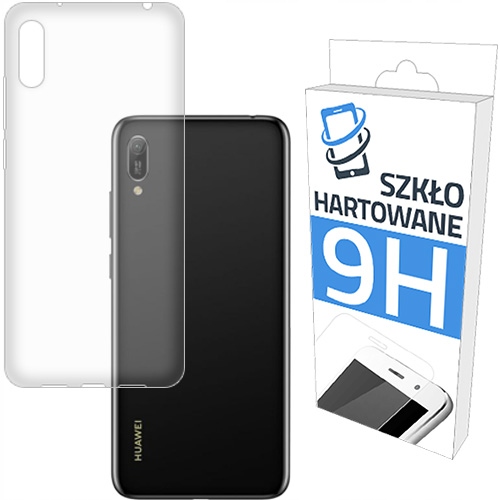 

Etui Slim + Szkło Hartowane do Huawei Y6 2019