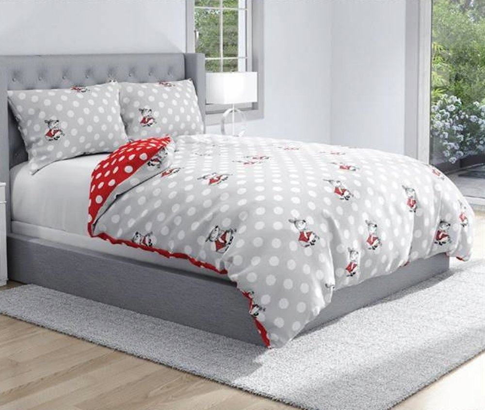 Komplet pościeli Muminki 160 x 200 cm