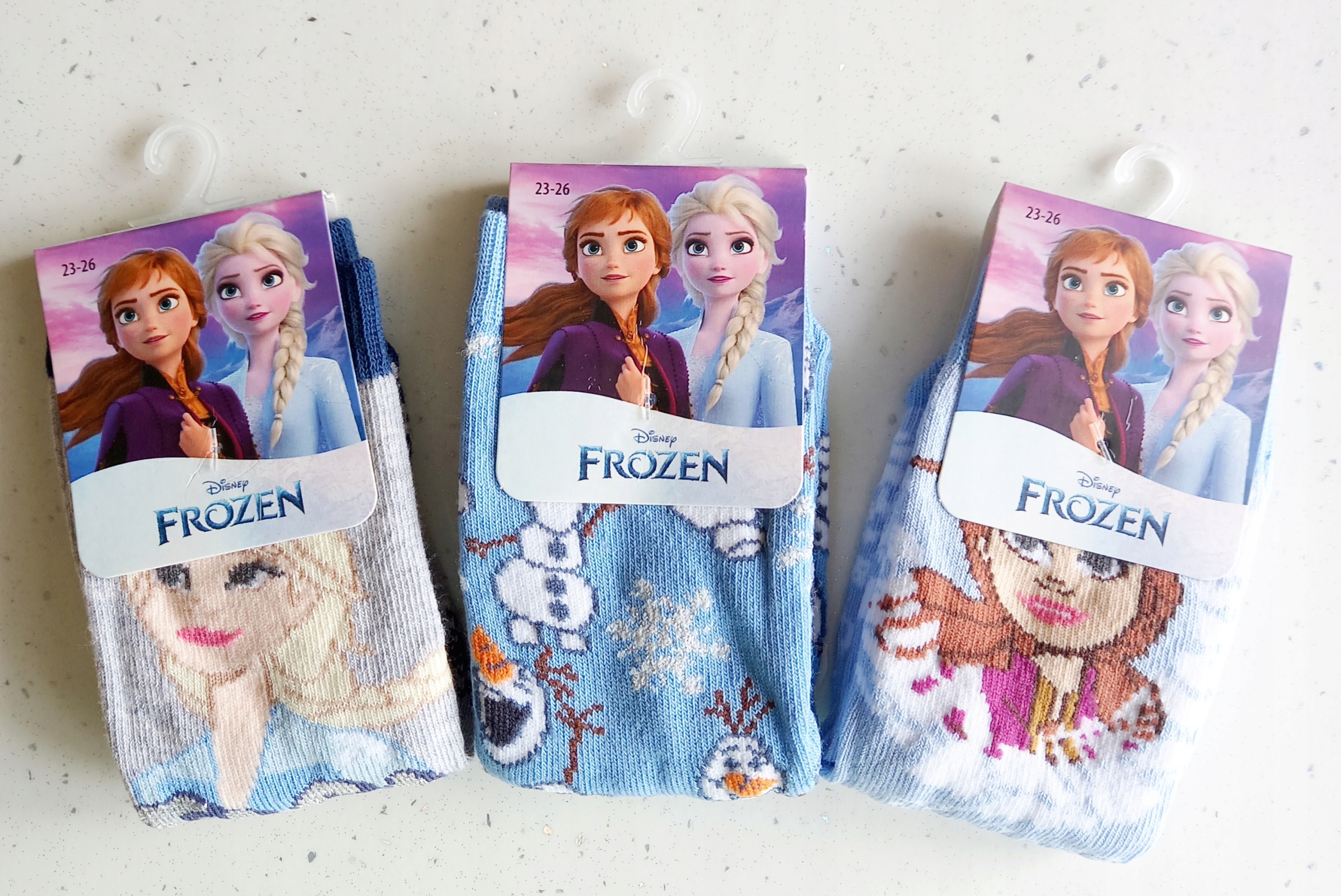 

Skarpetki Frozen, Kraina Lodu, Disney, 3-pak 23-26