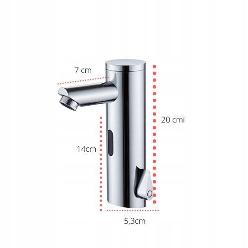 BATERIA UMYWALKOWA BEZDOTYKOWA SENSOR Marka Boston