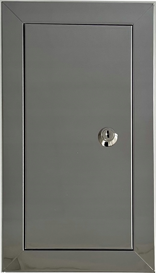 Drzwiczki kominowe wyczystka metalowe połysk 13x26