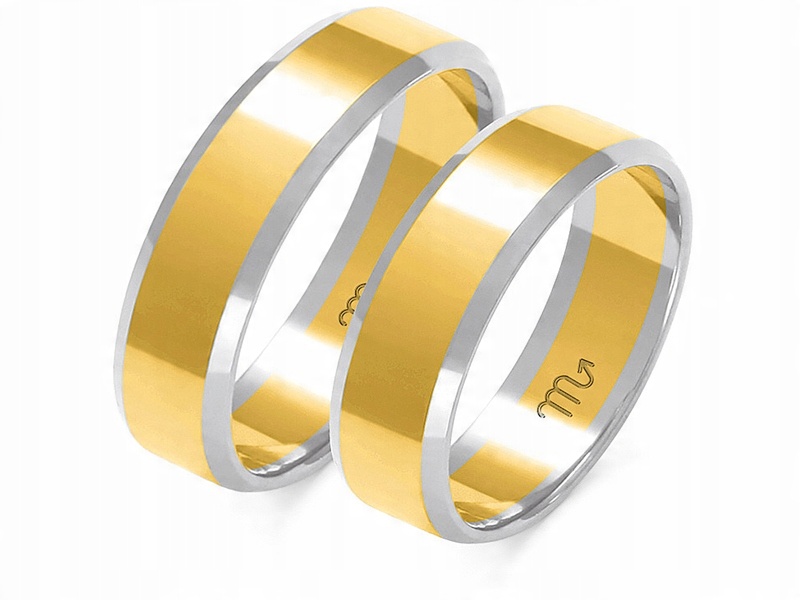 

Ślubna obrączka złota ślub 14K 585 rozmiar 15