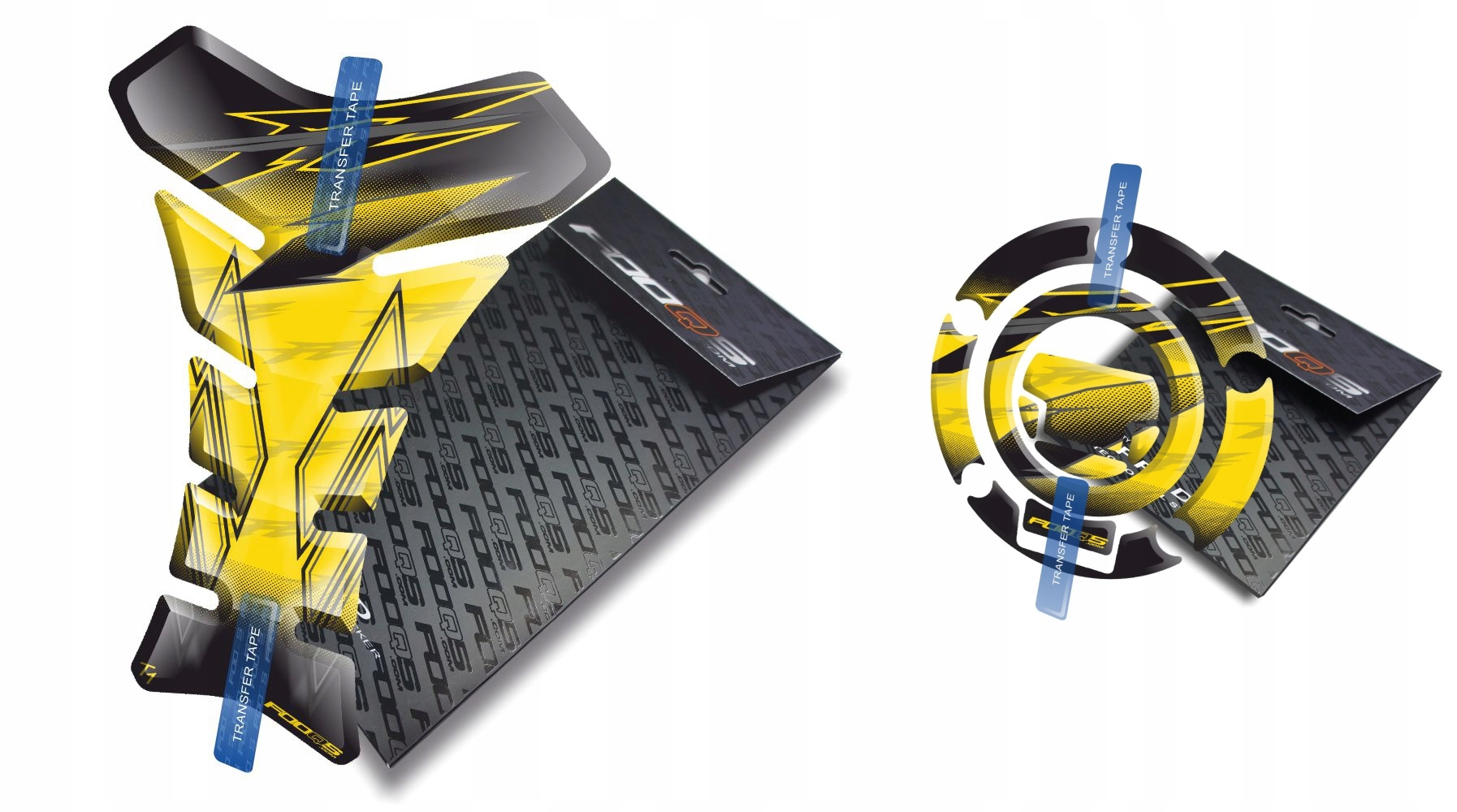 Tank-pad Cap-pad od společnosti Fooqs pro Yamaha FZ-1 Žlutý