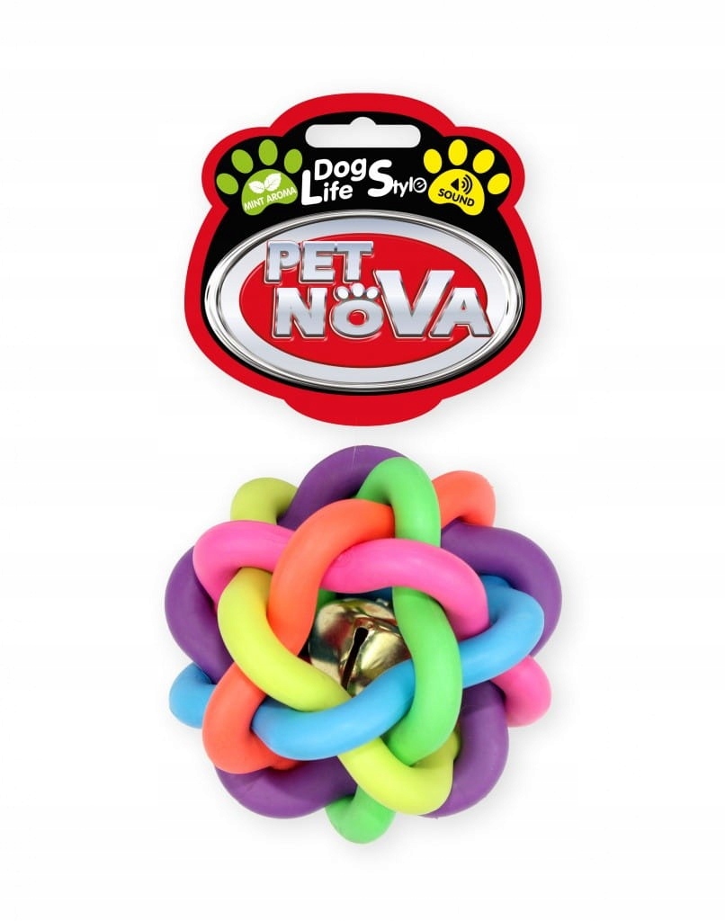 

Pet Nova zabawka dla psa Piłka Pleciona 6cm mięta