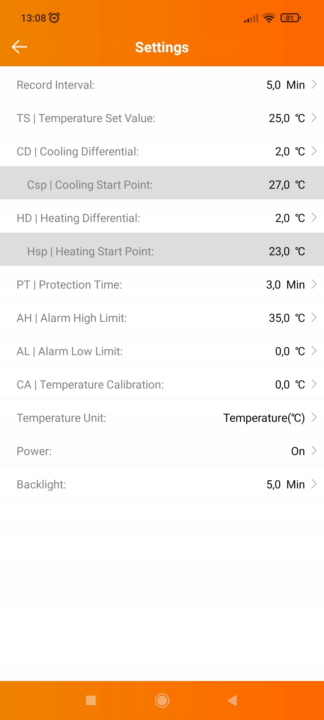 Termostat gniazdkowy z WiFi regulator temperatury Typ pieca inny
