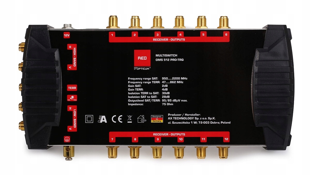 Multiswitch Opticum Oms 5/12 Pro-trq Platinum Line