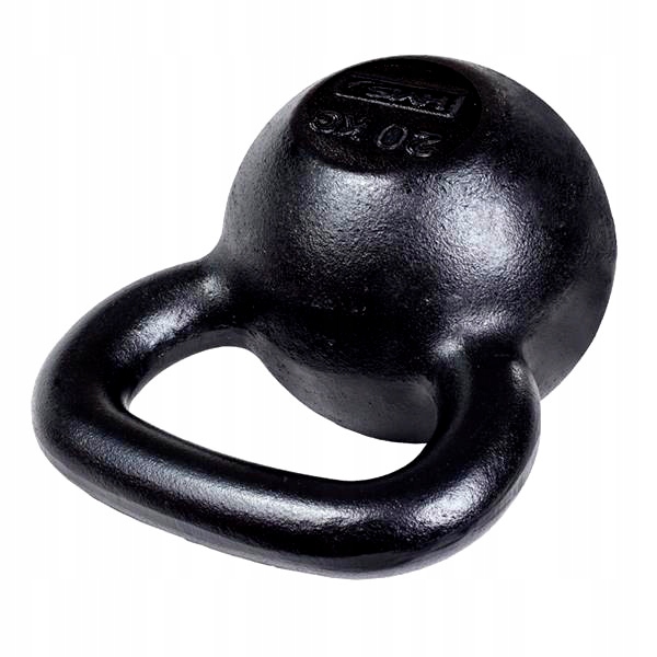 Kettlebell żeliwny kettle kula hantle KAWMET 20kg Marka HMS