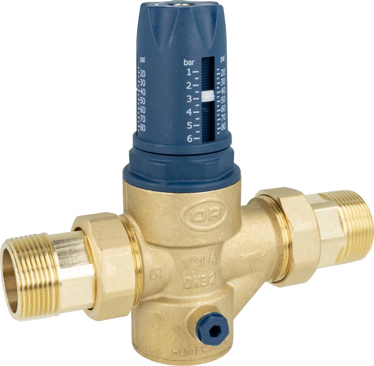 Reduktor tlaku vody Bpr 424 s filtračnou sieťkou, polovičné skrutky R1 1/4"