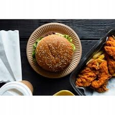 50xTALERZE PAPIEROWE KRAFT 18cm TALERZE JEDNORAZOWE BRĄZOWE Linia TALERZE EKOLOGICZNE