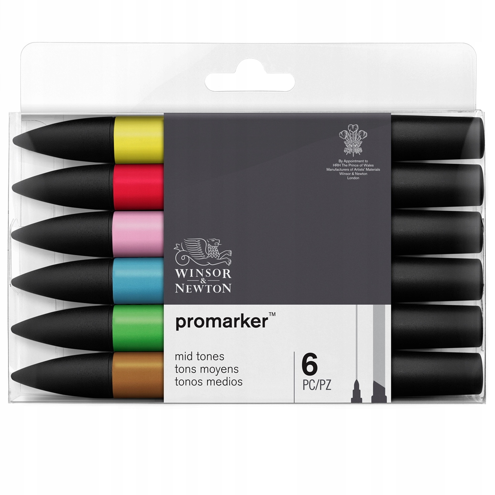 Promarker Mid Tones sada 6 Ks