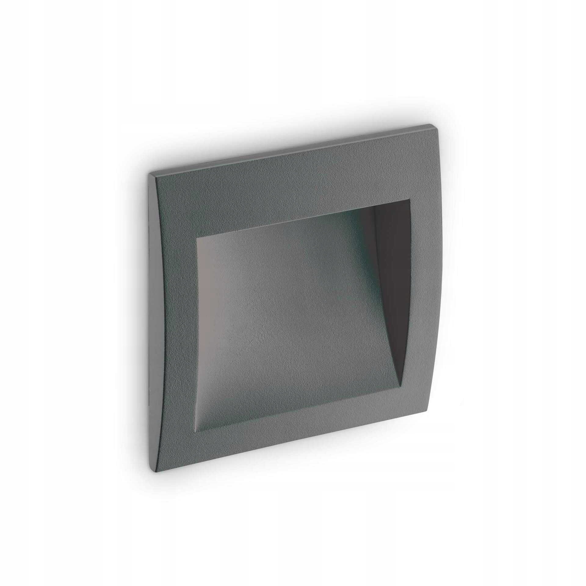 Vonkajšie zápustné svietidlo Ideal Lux Wire Ap Big 4W 200lm 3000K IP65 antrac