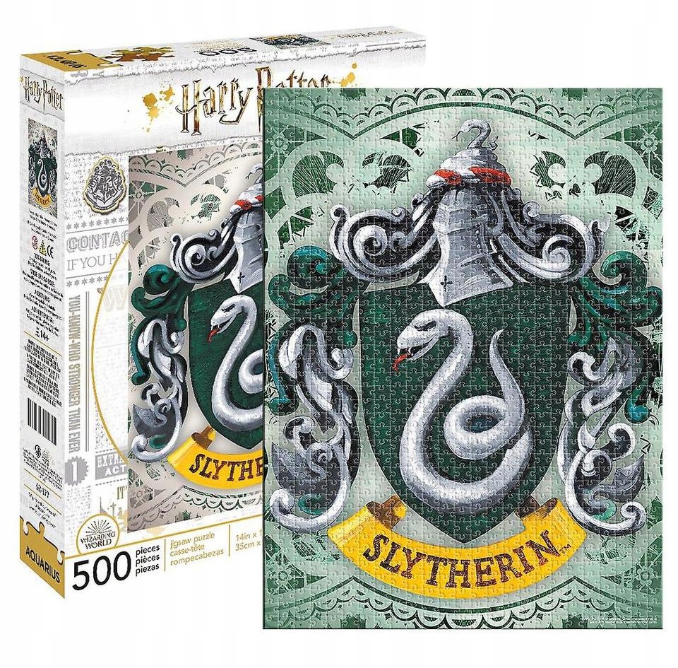 

Harry Potter Puzzle Slytherin Herb 500 Elementów
