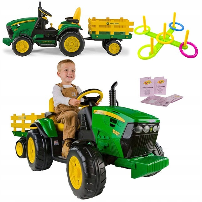 

Traktor akumulator Przyczepa John Deere Peg Perego