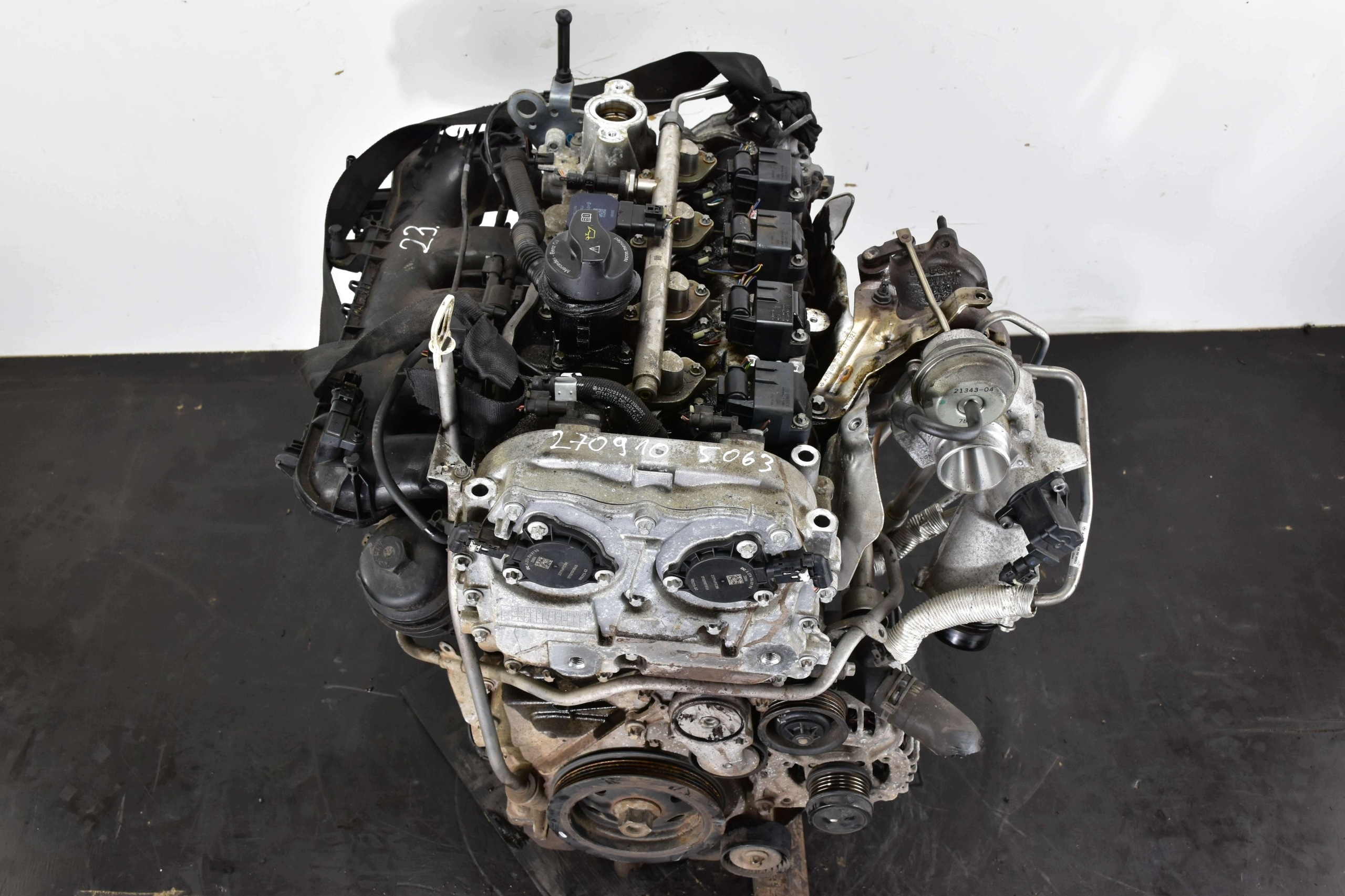 engine MERCEDES W246 W176 C117 270910 1.6 CGI 11-18r @ KOMPRESJA @