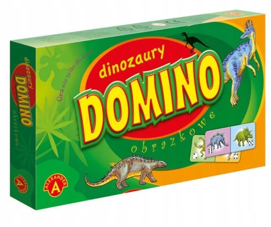 

Domino Obrazkowe Dinozaury Alex