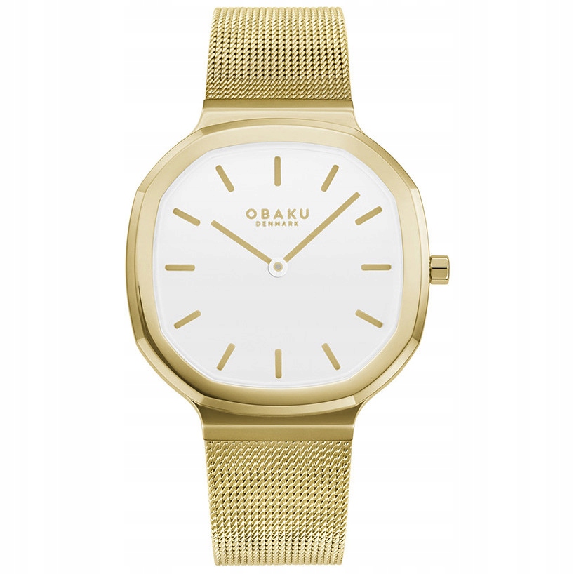 Dámské hodinky Obaku Denmark V253LXGWMG zlaté