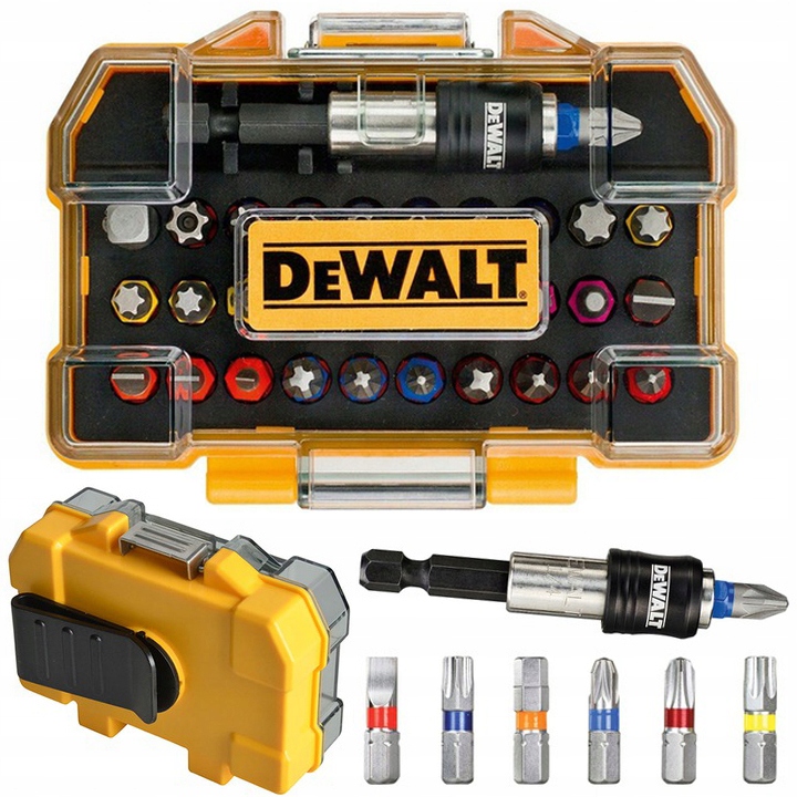 

Zestaw Bitów Końcówek 32 szt 1/4'' Dewalt DT7969