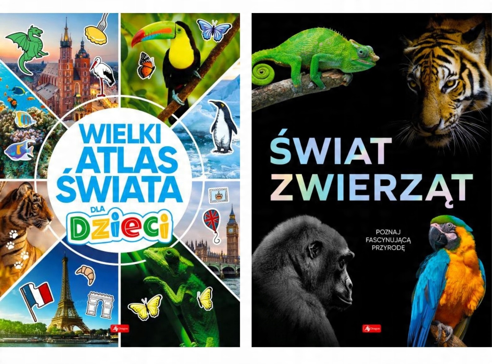

Pakiet Nagrodowy 2w1 Atlas Świat Zwierząt