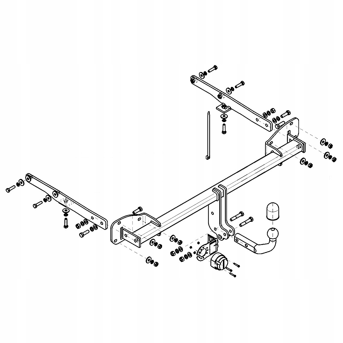 Hak holowniczy do Opel Astra V K 5 Kombi 16-21 MODUŁ WIĄZKA 13 PIN GRATIS Producent Steinhof