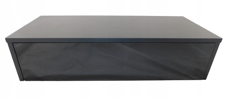 Toaletka KONSOLA WISZĄCA szafka MOLLY CZARNA wisząca 80 cm + FRONT Połysk