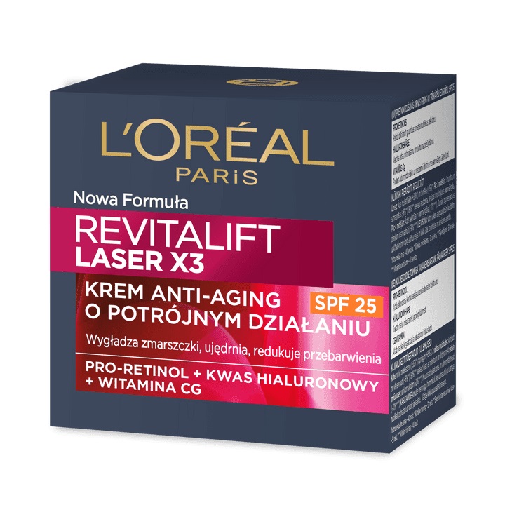 Loreal Krém Revitalift Laser X3 s SPF 25