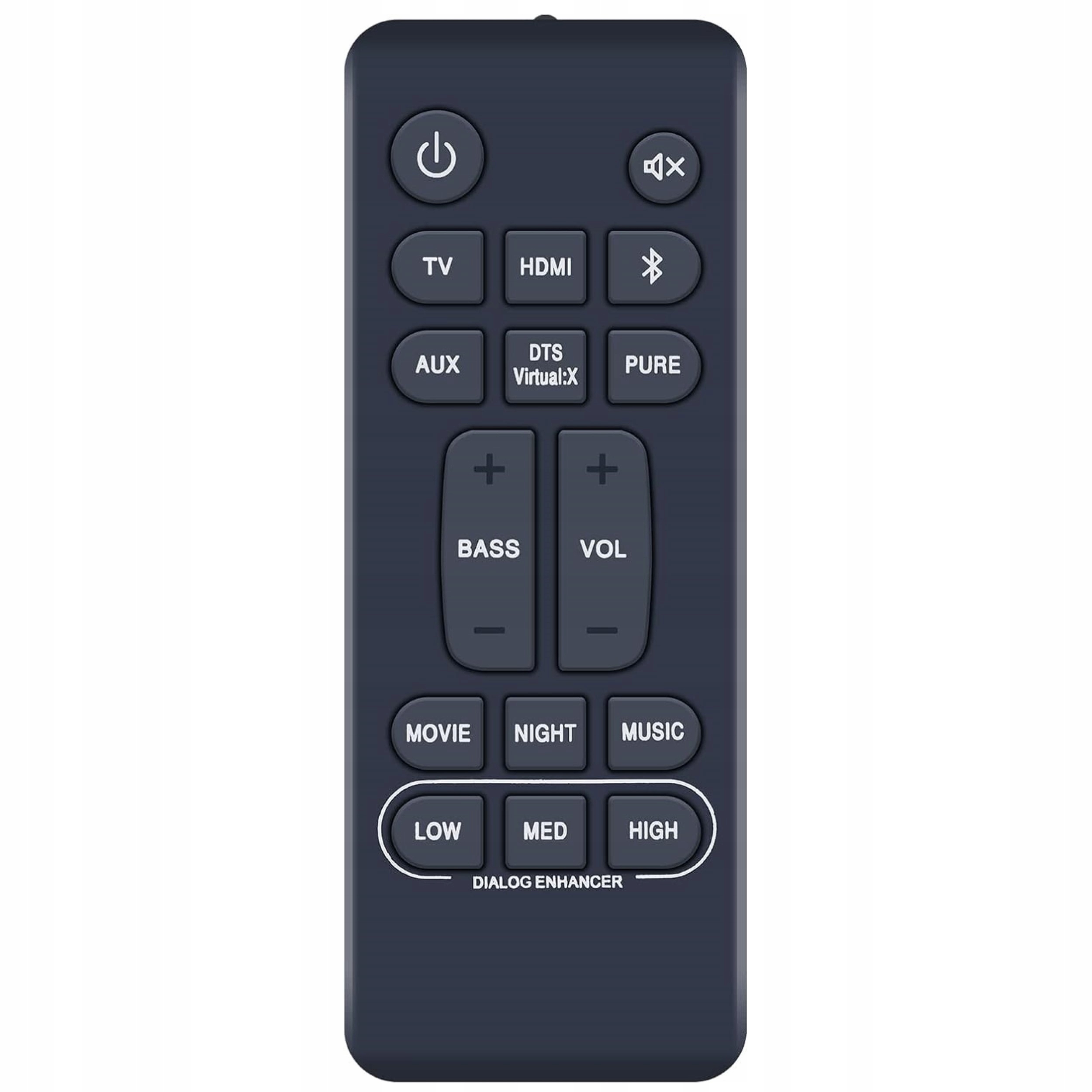 Dálkový Ovladač RC-1236 Pro Denon Soundbar Nejvyšší Kvalita