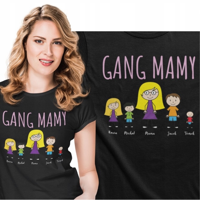 

Koszulka T-shirt Gang Mamy Własny Projekt