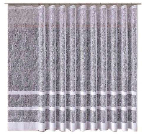 

Biała firanka żakardowa 260x600cm BT018352 Firany