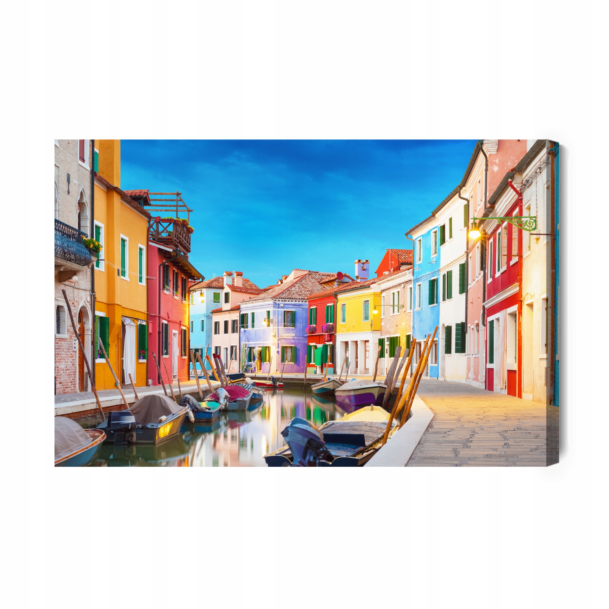 Obraz Na Plátně Barevné budovy Benátek Canvas 90x60