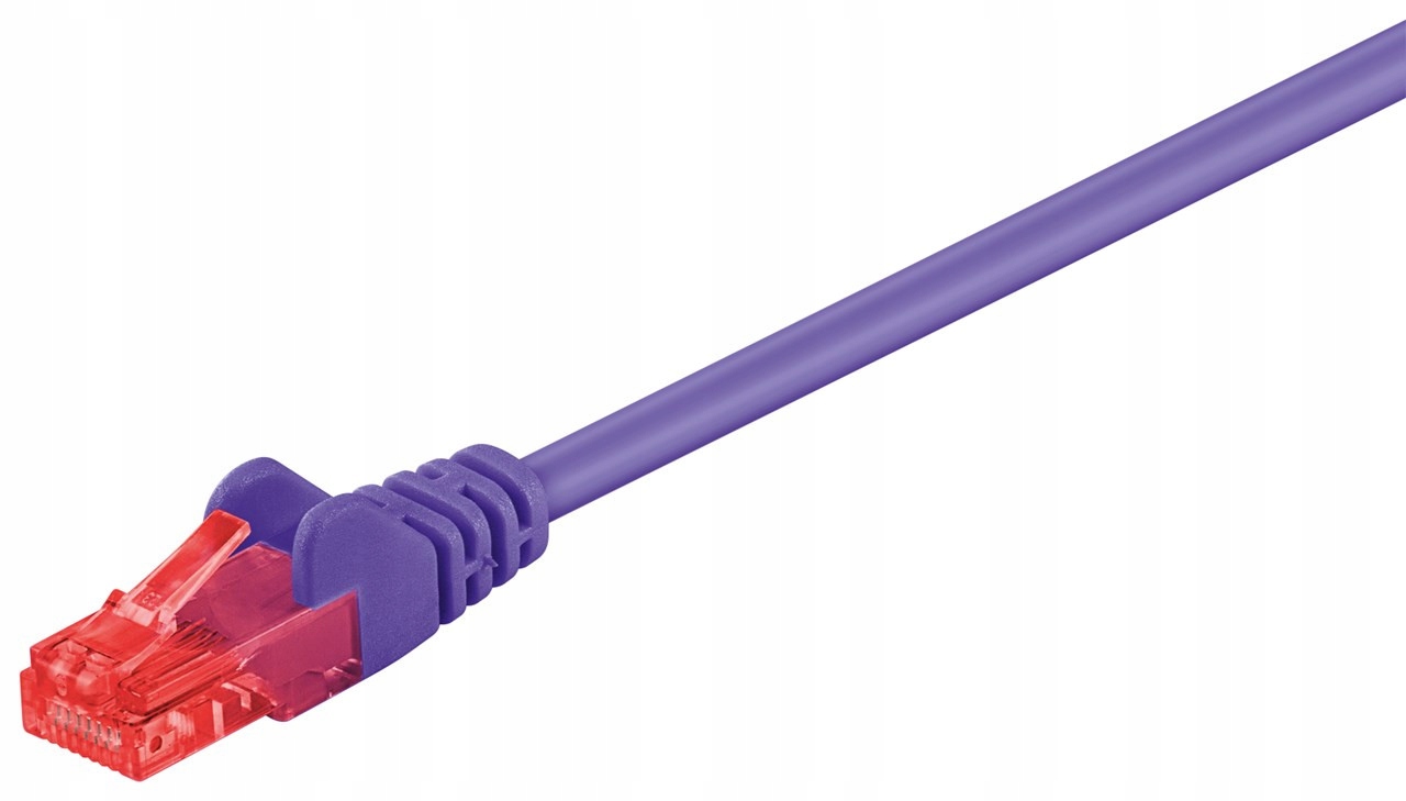 

Kabel sieciowy, CAT6 U/utp, Fioletowy 1 m
