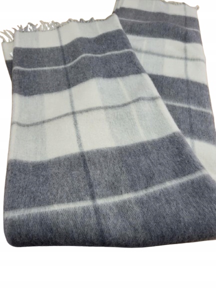Vlněná Deka Hrejivá, Tkaná, Polský Výrobce 100% Vlna, Hrejivá, 340 Pln