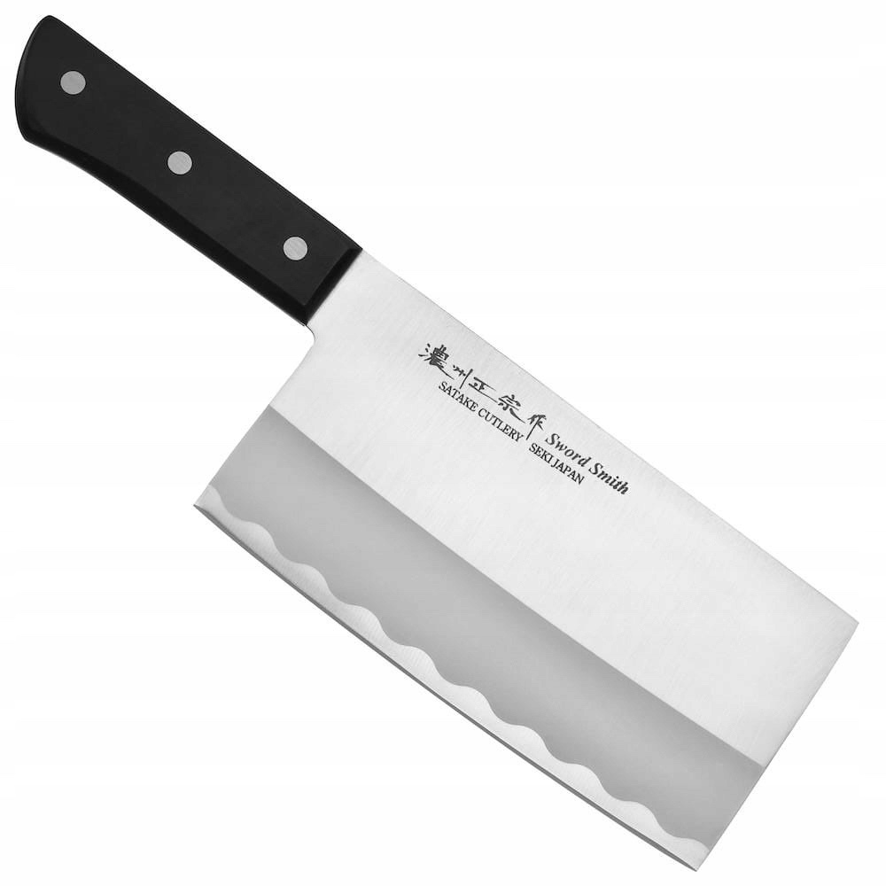 Satake Satoru Japonský ostrý kuchynský nôž Sekáčik na sekanie 56-58 Hrc 18 cm