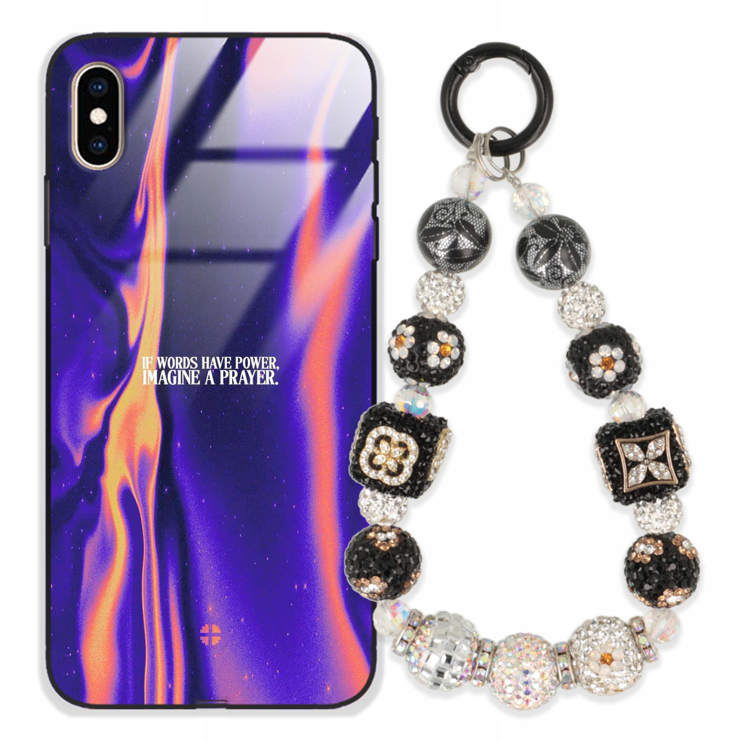 Puzdro Na Iphone Xs Max Glass Kľúčenka Elegantné Prémiové Dizajnové Puzdro