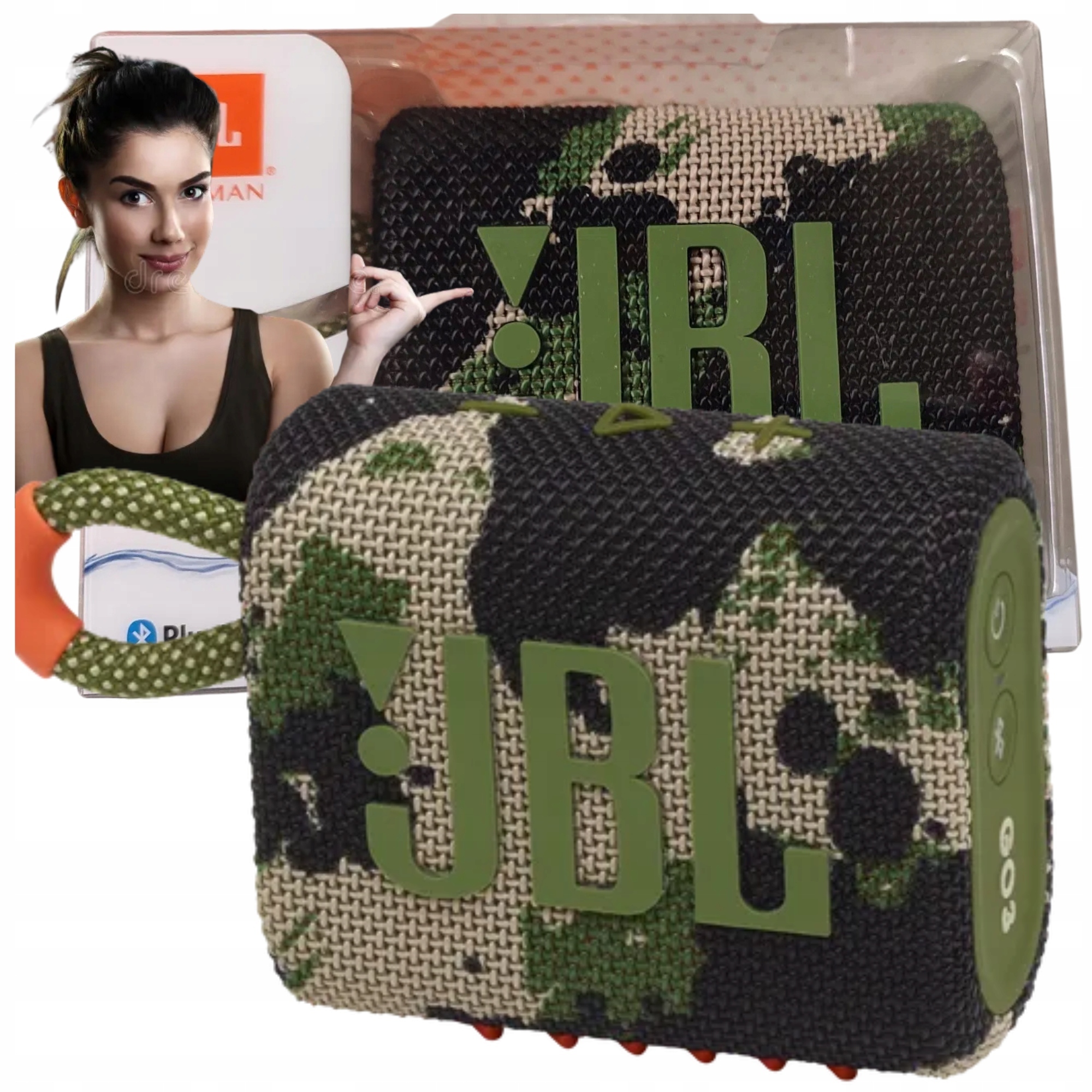 Originální přenosný reproduktor Jbl Go 3 maskáčový 4,2 W