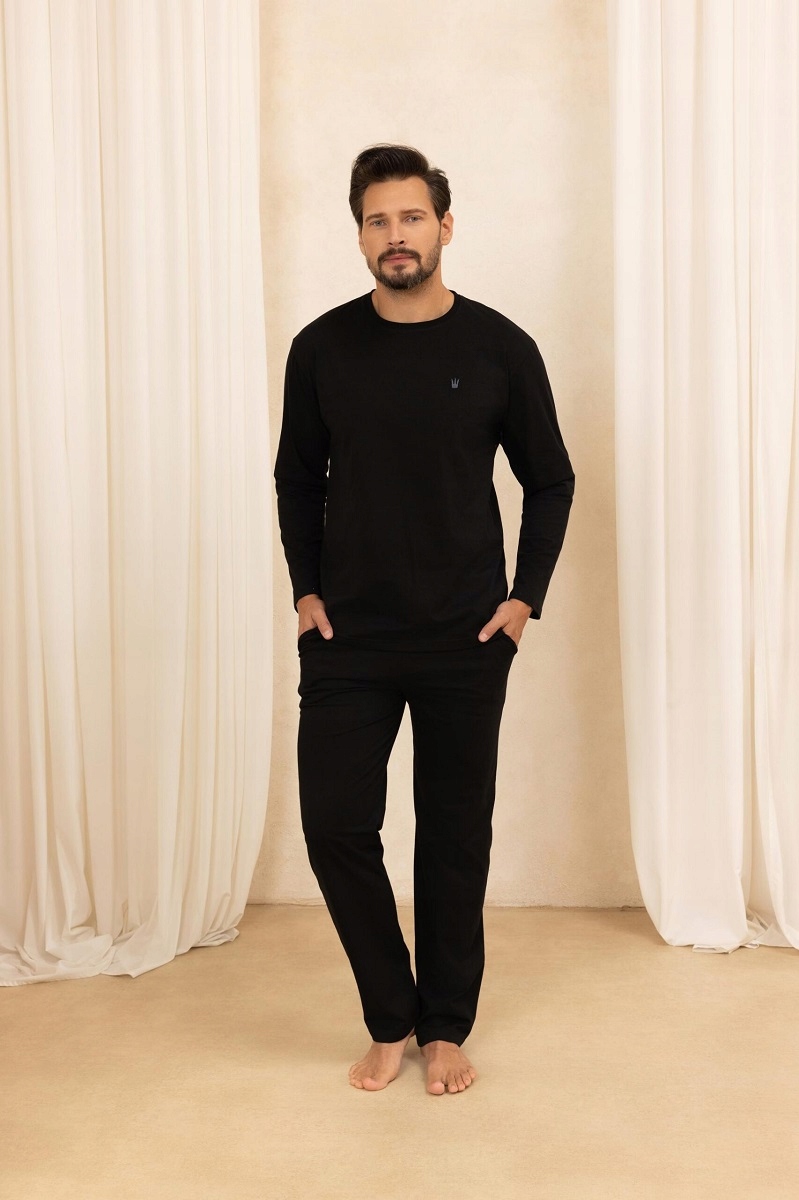 Pánské Pyžamo 493/XL, Černá Barva