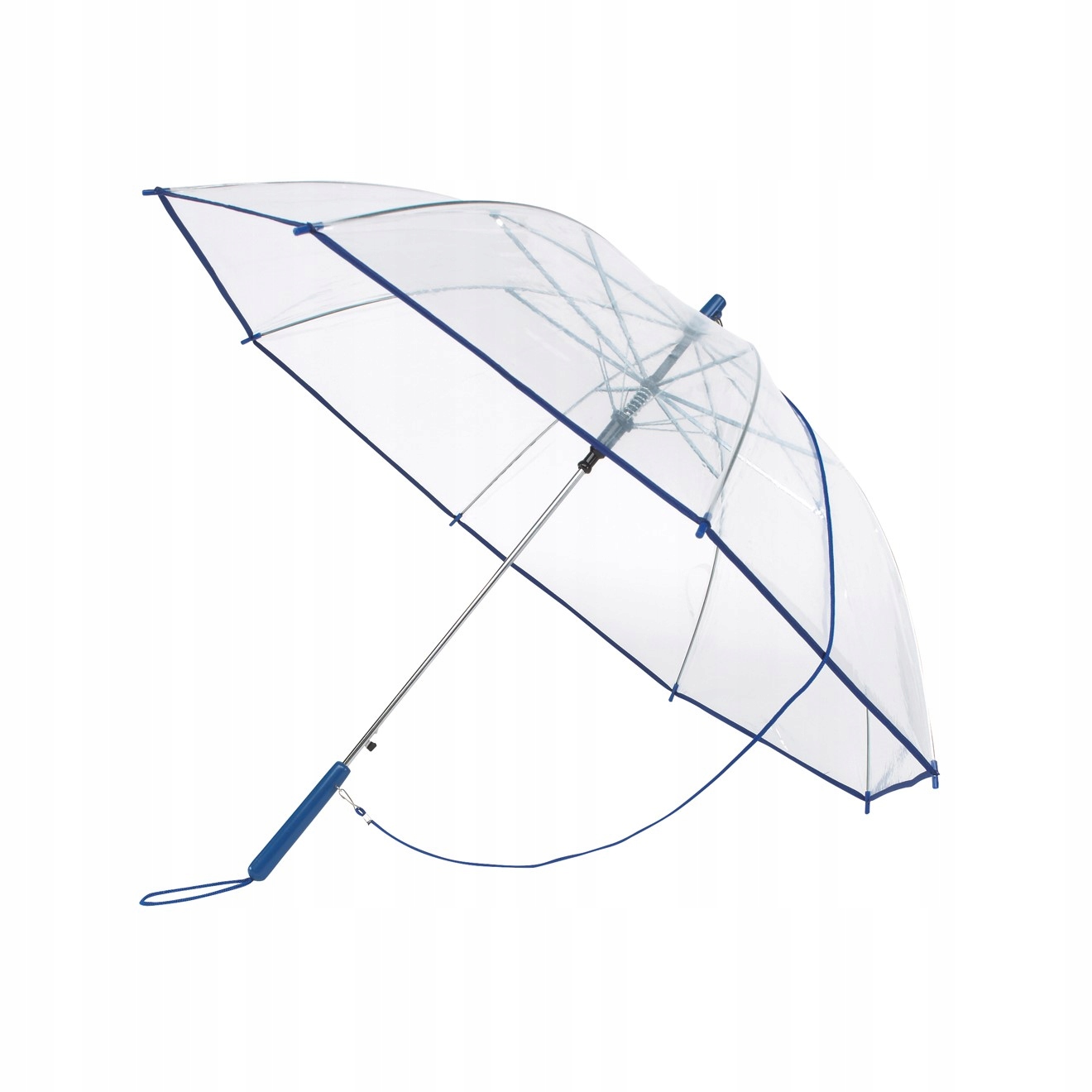 

Przezroczysty parasol Panoramic niebieski