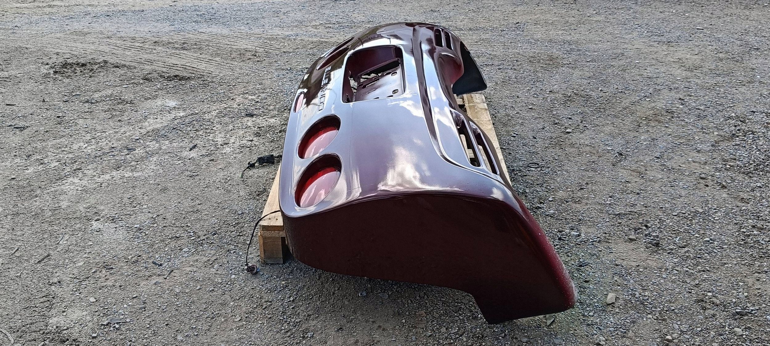 bumper rear part rear complete Chevrolet Corvette C5 1997-2004