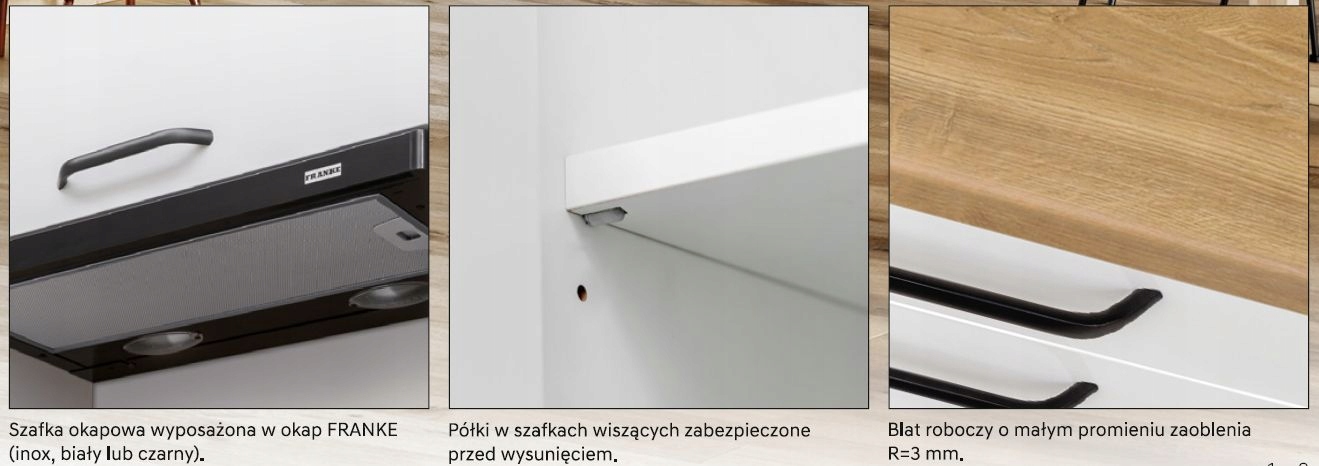 KAM Mono K2 Dąb Arlington BLACK / Czarny MAT P4 Liczba elementów w zestawie więcej niż 10